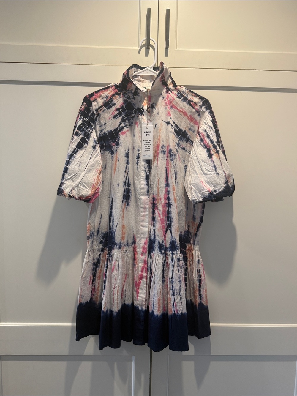 NWT Wknd Wyfr Tie-Dye Frock It Dress